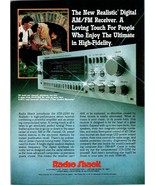 1981 Realistic STA-2290 Stereo Receiver Radio Shack Vintage Print Ad Wal... - $10.97