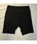 Unbranded Black Women’s Poly-Spandex 3XL Biker Gym Yoga Shorts  - $9.78 CAD