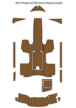 2013 Chaparral 19 H20 Swim Step Cockpit Boat EVA Faux Foam Teak Deck Flo... - $799.00