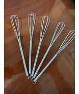 Mini Wire Whisks Set of 5 Pcs 7 Inches Small Stainless Steel Whisks for ... - $18.00