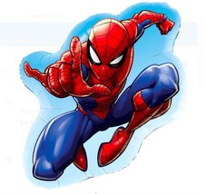 Marvel SPIDER-MAN Shape 35&quot; Foil Balloon - Fill with Air or Helium - Super Hero - £4.09 GBP