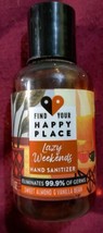 6 Find Your Happy Place Sweet Almond And Vanilla Bean Hand Sanitizer 2 Oz. - £31.54 GBP