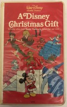 A Disney Christmas Gift Vhs Walt Disney Home Video Puffy Case VINTAGE-SHIP N 24H - £36.31 GBP