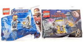 LEGO ® - Captain Marvel and Nick Fury 30453 + 30452 Ironman And Dum-E  - 2 PACK - $13.10