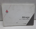 2015 Mitsubishi Mirage Owners Manual - $136.73