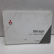 2015 Mitsubishi Mirage Owners Manual - £106.90 GBP