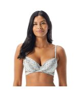 $80 Coco Reef Enrapture Underwire Wrap Bikini Top Snakeskin Print Size 3... - $27.72