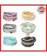 Handmade Multilayered Bead Bracelets Set - Perfect Gift for Any Occasion - $538.81 MXN