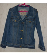 *GIRLS THE CHILDREN&#39;S PLACE SNAP FRONT DISTRESSED BLUE JEAN JACKET   SIZ... - €20,26 EUR