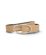 Cintura vegana beige da donna in Apple Leather elegante con fibbia fine ... - €55,41 EUR