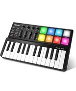 Vangoa Midi Keyboard Controller 25 Keys, Worlde Panda Mini Usb Midi, Black - $96.99