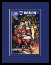 2019 DC Nation Harley Quinn &amp; Santa Framed 11x14 ORIGINAL Vintage Advert... - £27.25 GBP