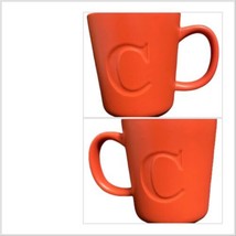 Threshold Mug Monogram Initial C Letter Alphabet Stoneware Coffee Tea Cup 12 oz. - £17.40 GBP