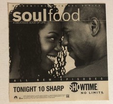 Soul Food Tv Guide Print Ad Showtime TPA8 - £4.63 GBP