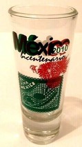 Mexico Bicentario 2010 Viva Mexico 4&quot; Collectible Shot Glass (5-83) - £8.95 GBP