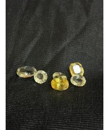 Lot 28.10ct 6Pic Simulated Yellow Sapphire Topaz loose Gem Stone For Jew... - $61.70 CAD
