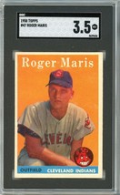 1958 Topps Roger Maris Rookie #47 SGC 3.5 P1359 - £254.97 GBP