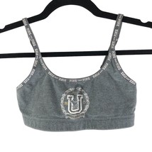 Team PINK Victorias Secret Bralette University Adjustable Straps Gray XS - £9.92 GBP