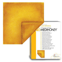Medihoney Antibacterial Tulle Honey Mesh Dressing 5cm x 5cm x 5 - $22.24
