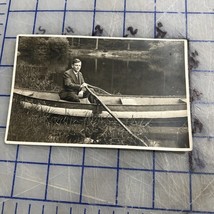 RPPC Postcard Man In Row Boat Karl Roth Germany Buhlertal L. Bade 1940s - $165.53 MXN RPPC Postcard Man In Row Boat Karl Roth Germany Buhlertal L. Bade 1940s - $165.53 MXN