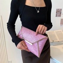 Ladies Purse Sparkling Party Banquet Glitter Clutch Bags Zipper Handbag for Wome - £117.14 GBP