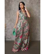 Paisely Printed Jumpsuit - £36.08 GBP