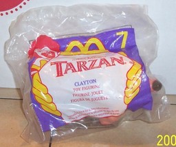 1999 Mcdonalds Happy Meal Toy Tarzan #7 Clayton MIP - £11.40 GBP