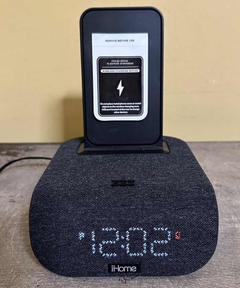 Primary image for iHome IBTW20 TIMEBASE Bluetooth Alarm Clock Wireless and USB Dual Charging