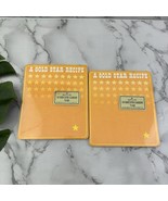 Hallmark Vintage 80s Gold Star Recipe Cards Lot of 2 New Packages Orange 24 - $325.79 MXN