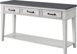 Antique White And Grey Sofa Table From Martin Svensson Home. - £330.25 GBP