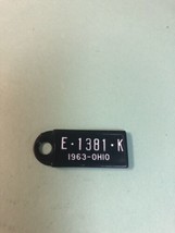 1963 Ohio Disabled American Veterans DAV License Plate Tag Keychain (E1381K) Vtg - £12.46 GBP