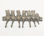 Vintage Wall Mountable Metal Cat Key Hooks - $32.47
