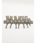 Vintage Wall Mountable Metal Cat Key Hooks - $610.79 MXN