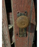 Primitive Wooden Garden Gate Rustic Vintage Great Mantel Decor Rusty Har... - £145.14 GBP