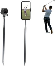 Golf Swing Camera Pole Mount, Golf Phone Holder For Training Aid, Golf Monopod - £31.44 GBP