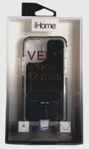 iHome Velo Silicone Slim Impact Case For Apple iPhone 12 Mini Black Sealed - £5.48 GBP
