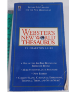 Webster&#39;s new world Thesaurus :  by Charlton Laird (1995, paper back - £4.64 GBP