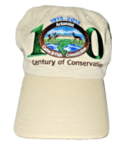Arkansas Game &amp; Fish Hat Cap Adjustable 100 Years Beige NWTF turkey fede... - $9.70