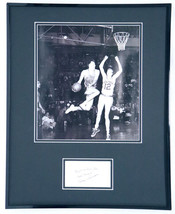 Paul Arizin Signed Framed 16x20 Photo Display JSA Warriors - £79.61 GBP