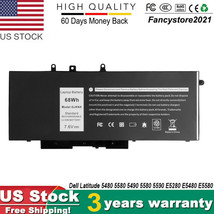 Gjknx 68Wh Battery For Dell Latitude 5480 5580 5490 5590 E5280 E5288 E5480 - $38.30