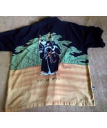 Japanese Warrior Kabuki Design XXL Mens Shirt First Down Southern Rim  - $49.49