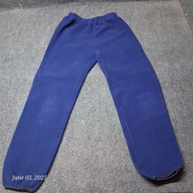 Black Diamond Fleece Jogger Pants Men Size Large Blue Elastic Waist - $24.45