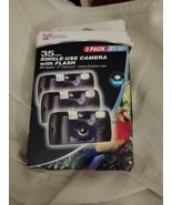 Walgreens Disposable Cameras Single Use 3 Pack -1, 35mm Exp. 11/2011 Tot... - $24.46
