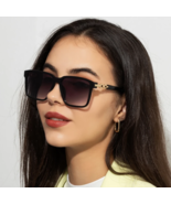 Fashionable square-shaped women's sunglasses with UV protection (UV400). - $9.99