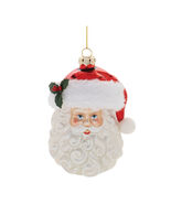 Glass Santa Head Ornament (Set of 12) - 851493 - €123,98 EUR