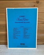 Vintage Sheet Music Book Lowrey Teenie Genie Organ Features and Sounds 1976 - $14.64