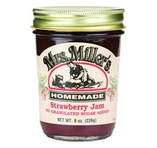Mrs. Miller&#39;s Homemade No Sugar Strawberry Jam, 3-Pack 8 oz. Jars - $29.65