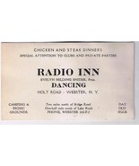 New York Business Card Radio Inn Holt Road  - $1.38