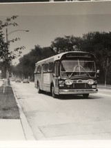 Chicago Transit Authority CTA Bus #877 Austin Boulevard B&amp;W Photograph - £7.43 GBP