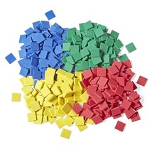 hand2mind Foam Square Color Tiles, Color Sorting, Math Counters for Kids, Counti - £30.59 GBP